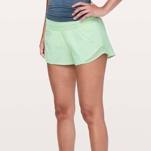 Green Lululemon Hotty Hot Short 2.5”